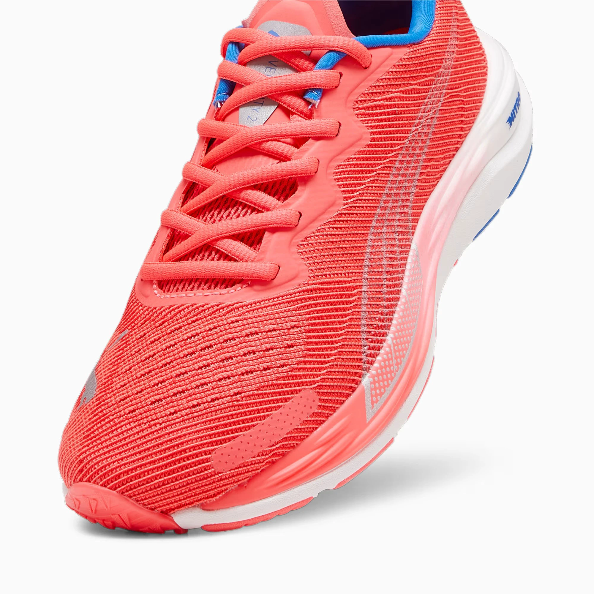 4. Puma - pantofi alergare pentru femei Velocity Nitro 2 - portocaliu Orhidee alb albastru Ultra