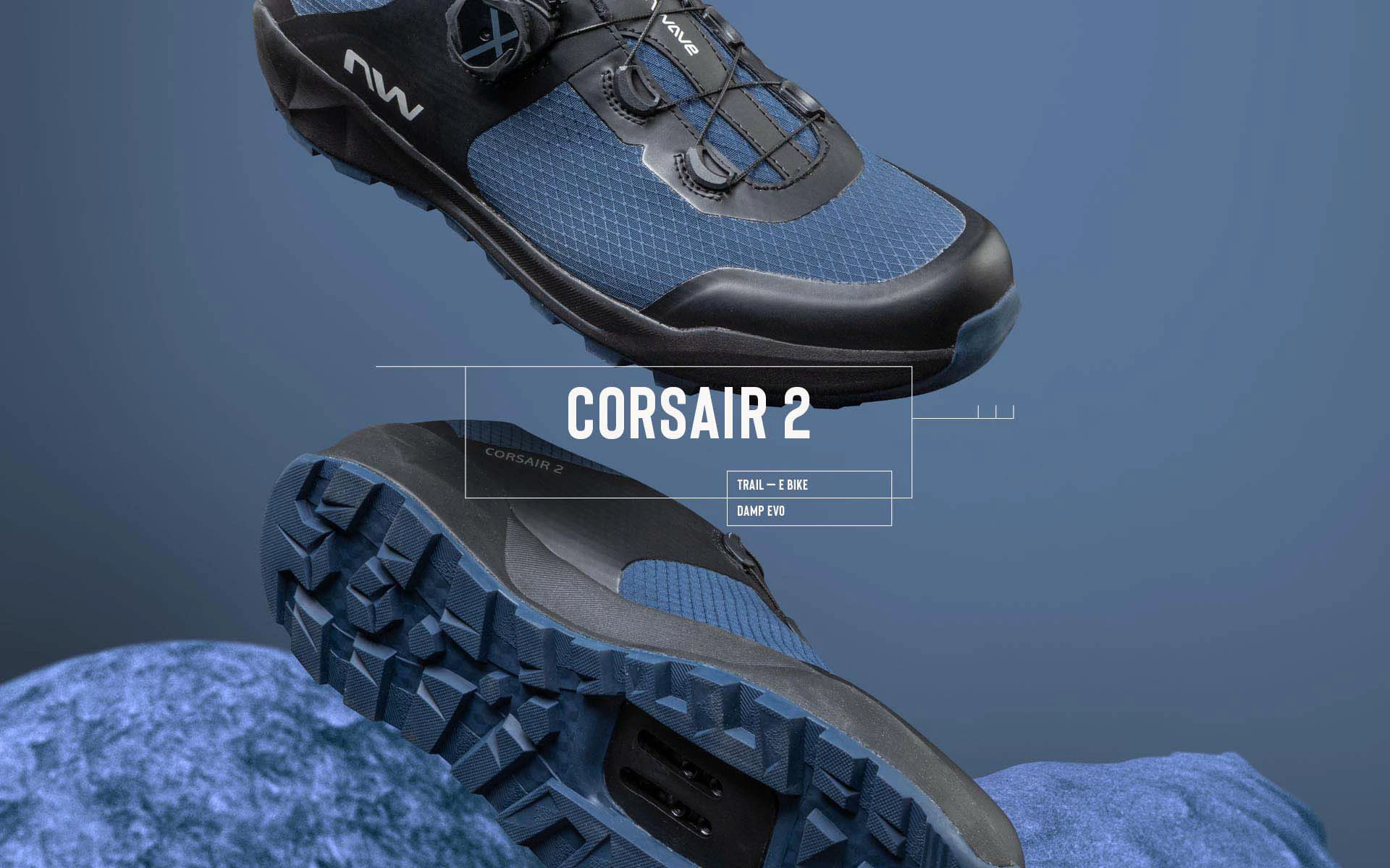 4. Northwave - pantofi ciclism MTB All Terrain - Corsair 2 - negru