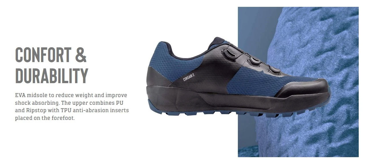6. Northwave - pantofi ciclism MTB All Terrain - Corsair 2 - negru