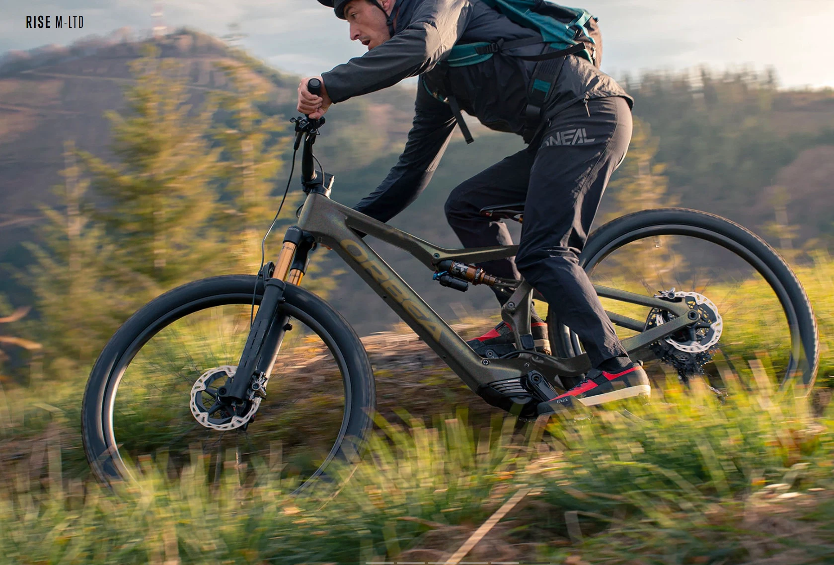 2. Orbea RISE H30 Baobab Brown-Cosmic Brown - măsura XL - bicicletă electrică eMTB Trail