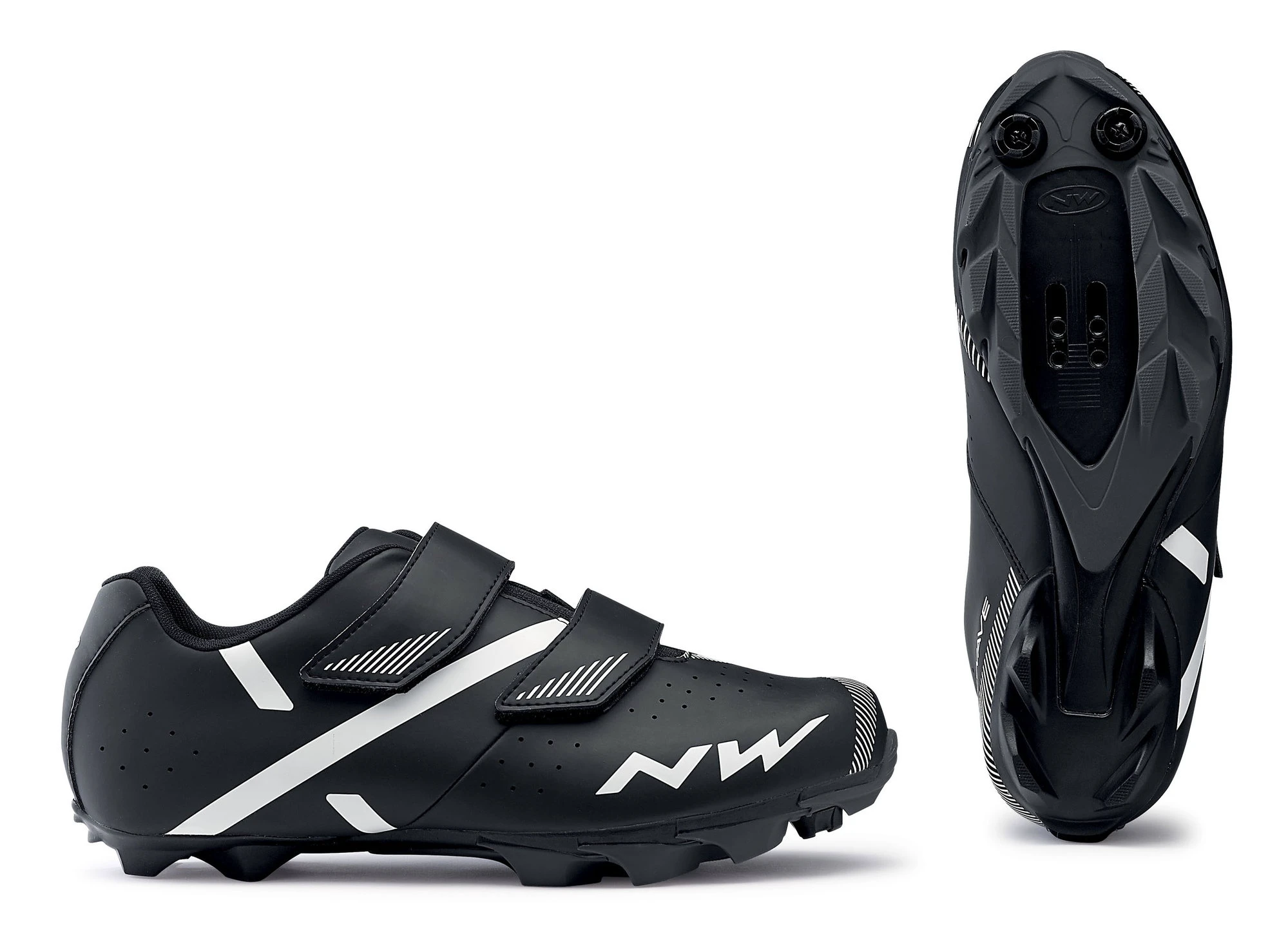 1. Northwave Spike 2 - pantofi pentru ciclism MTB - negru