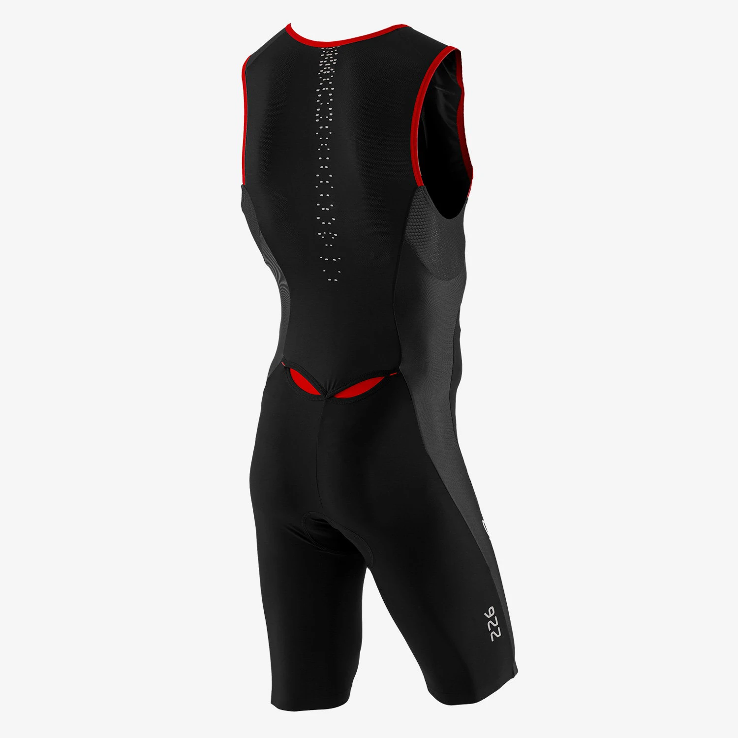 2. Orca 226 Perform Race Suit - costum trisuit pentru triatlon - negru-portocaliu