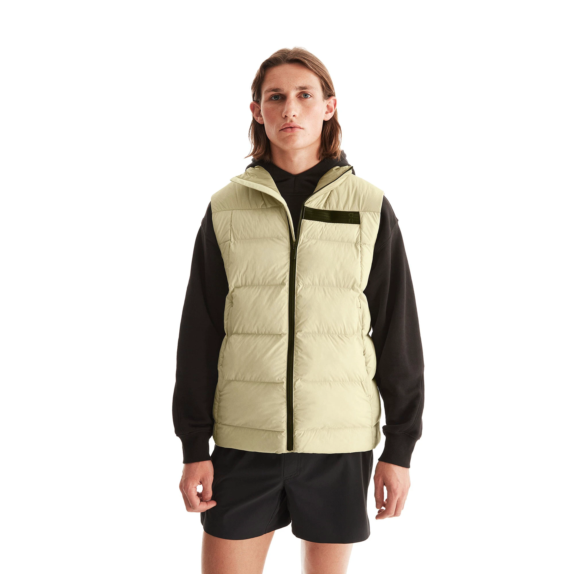 2. On Cloud - vesta puf vreme rece pentru barbati Challenger Vest - verde deschis andiva
