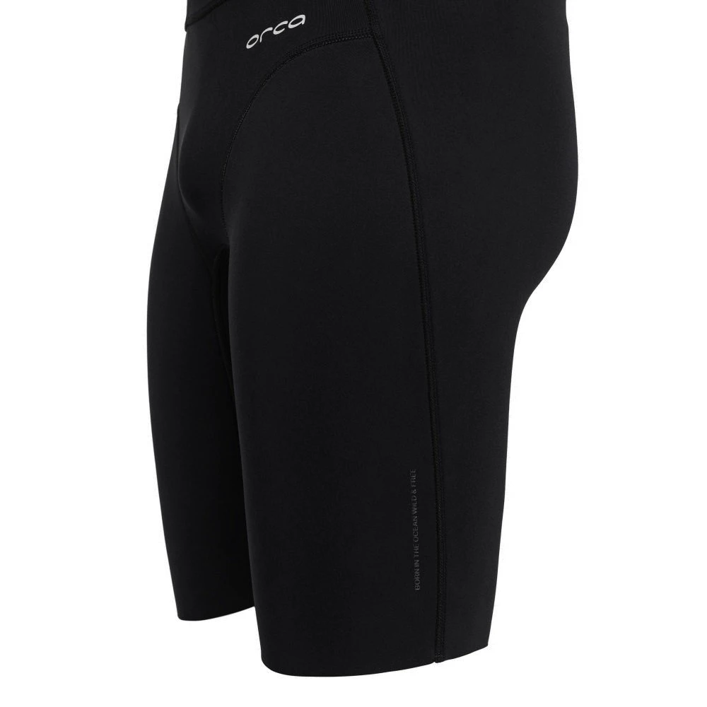 5. Orca - Pantaloni scurti inot pentru barbati Neoprene Jammer - negru logo alb