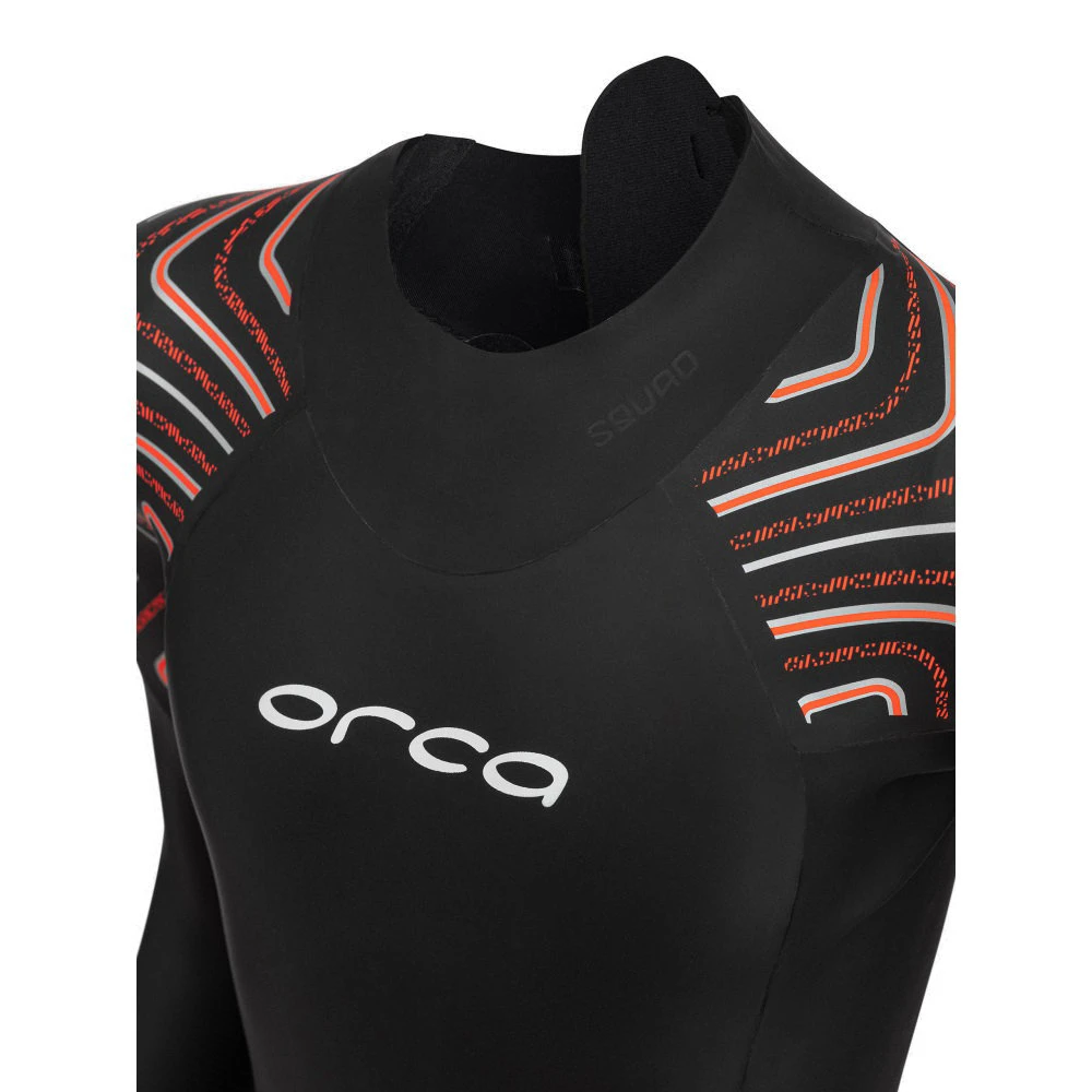 5. Orca - costum neopren ape deschise pentru copii Junior OpenWater Zeal Squad wetsuit - negru dungi portocalii