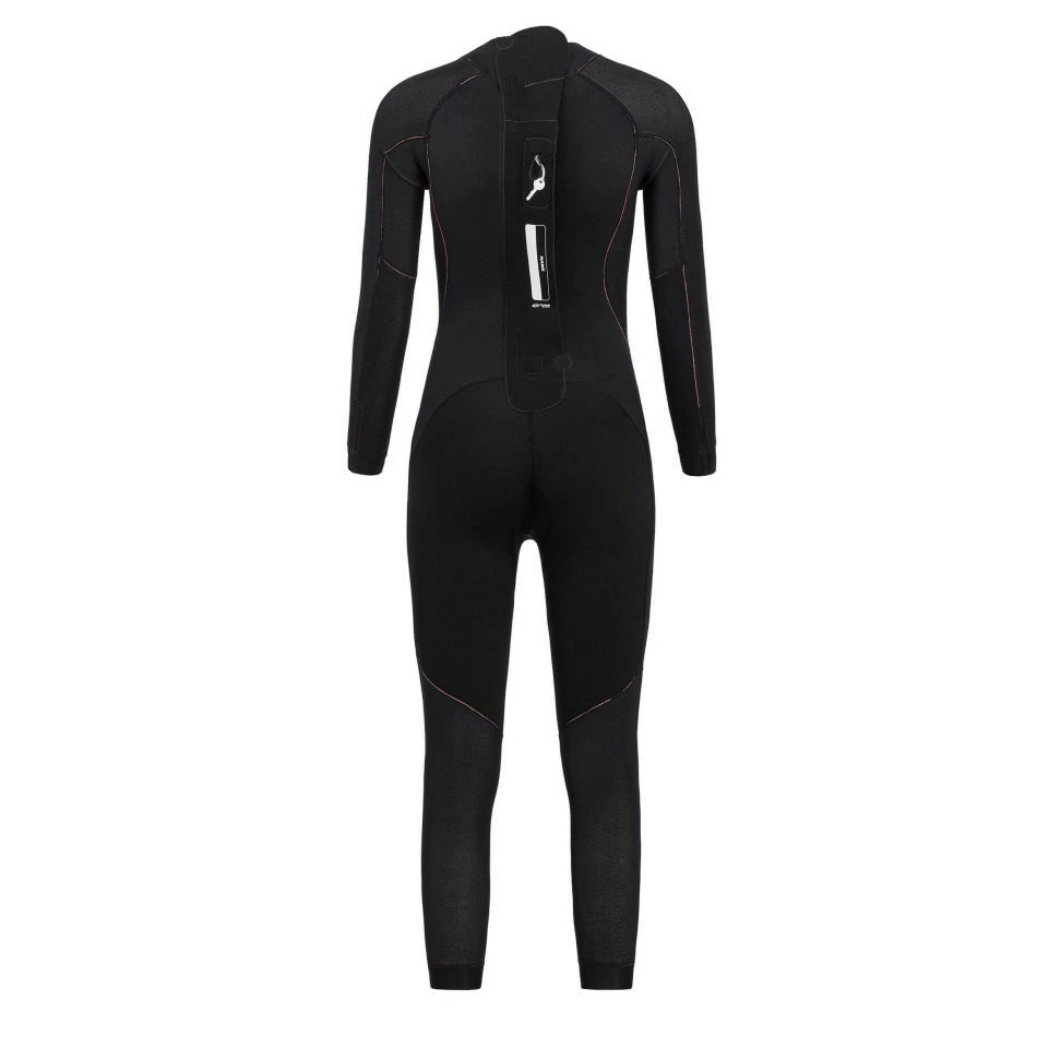 4. Orca - costum neopren ape deschise pentru femei vizibilitate sporita W Vitalis OpenWater HI VIS wetsuit - negru portocaliu