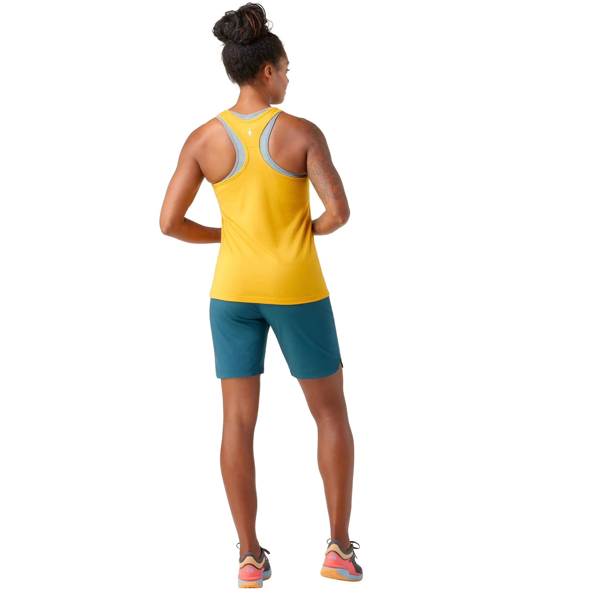 3. Smartwool - maiou sport femei Mountain Horizon Graphic W Tank - galben miere