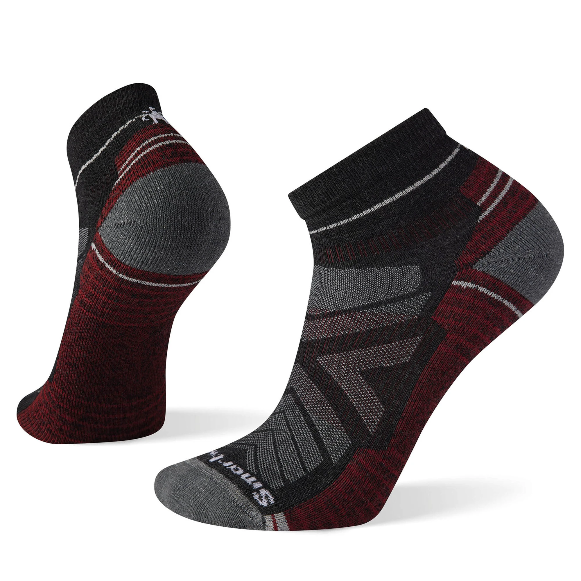 Șosete Merino hiking Smartwool Hike - gri Charcoal | Ankle | Light Cushion - 59363