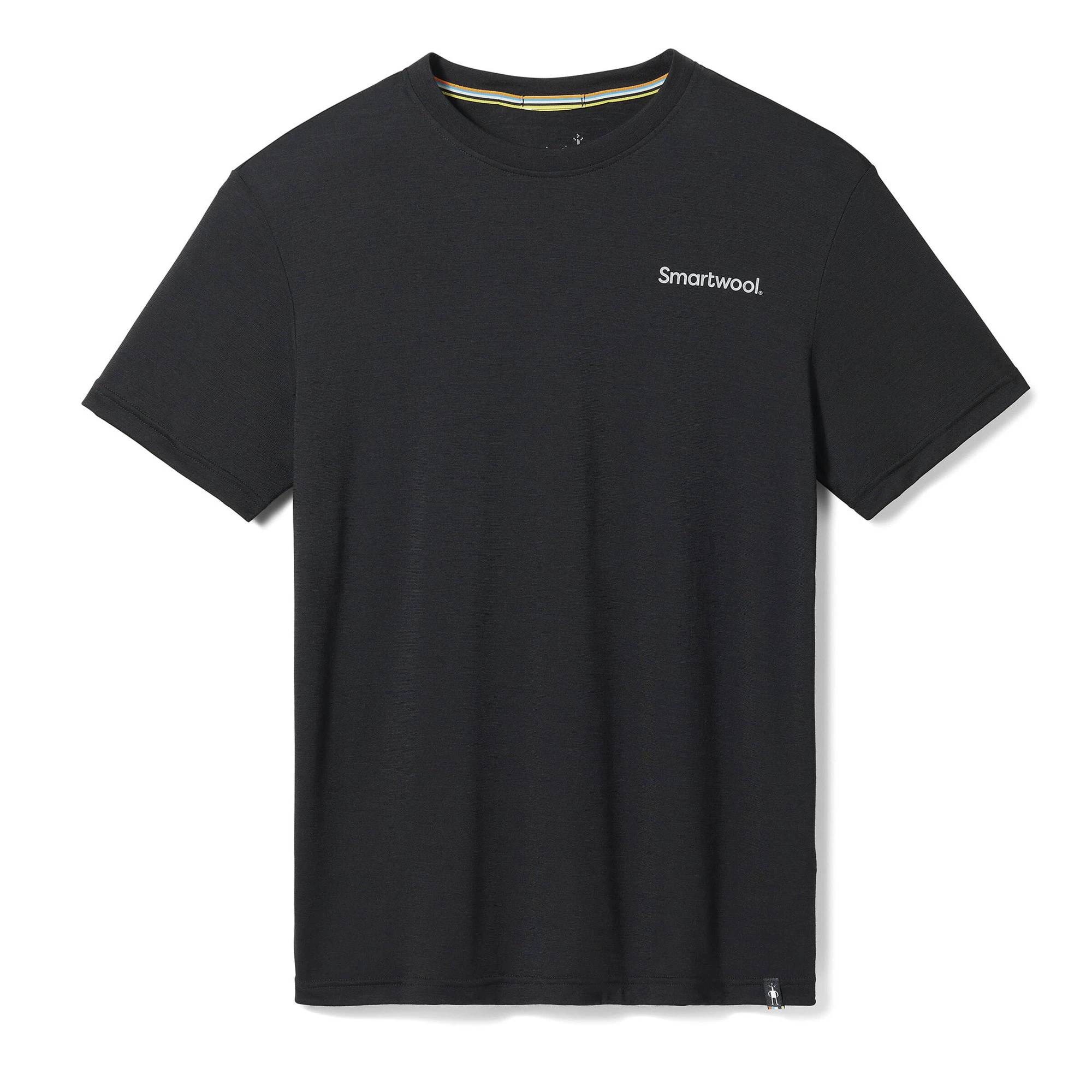 1. Smartwool - tricou sport unisex maneca scurta Dawn Rise Graphic Short Sleeve Tee - negru