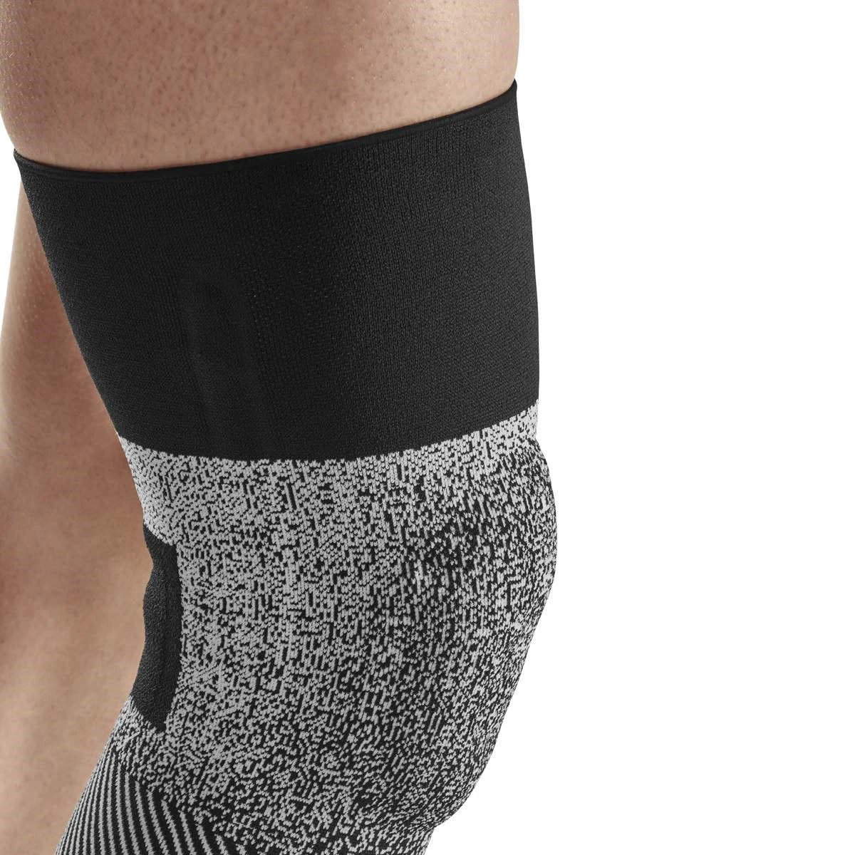5. CEP - Genunchiera orto pentru compresie si protectie genunchi Max Support Compression Knee Sleeve - negru gri