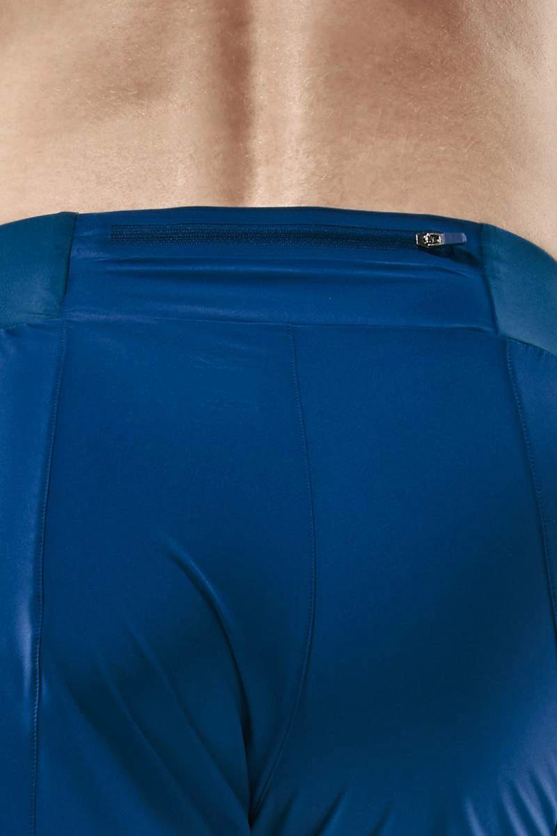 7. CEP - Pantaloni scurti alergare pentru barbati Run Loose Fit Shorts - albastru