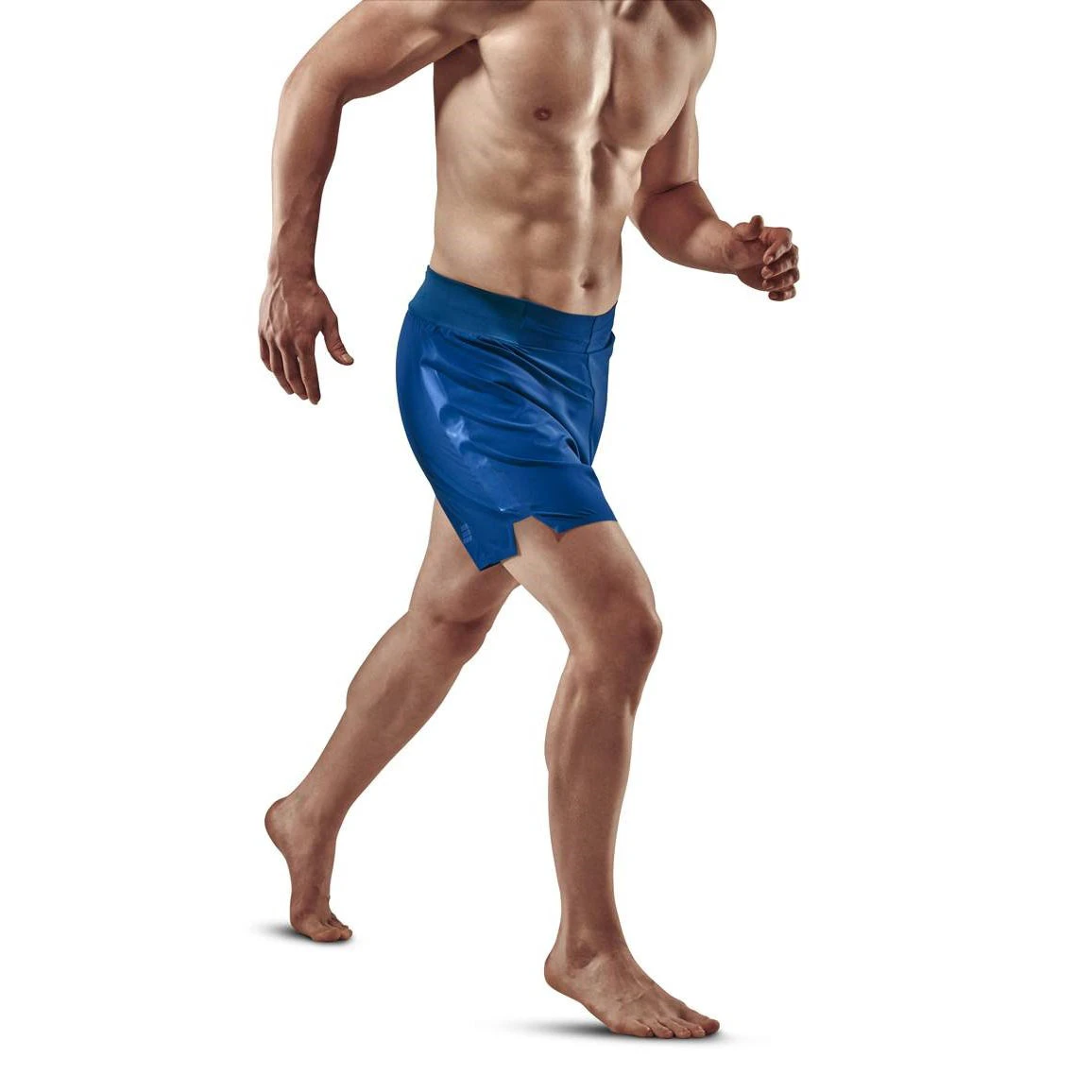 3. CEP - Pantaloni scurti alergare pentru barbati Run Loose Fit Shorts - albastru