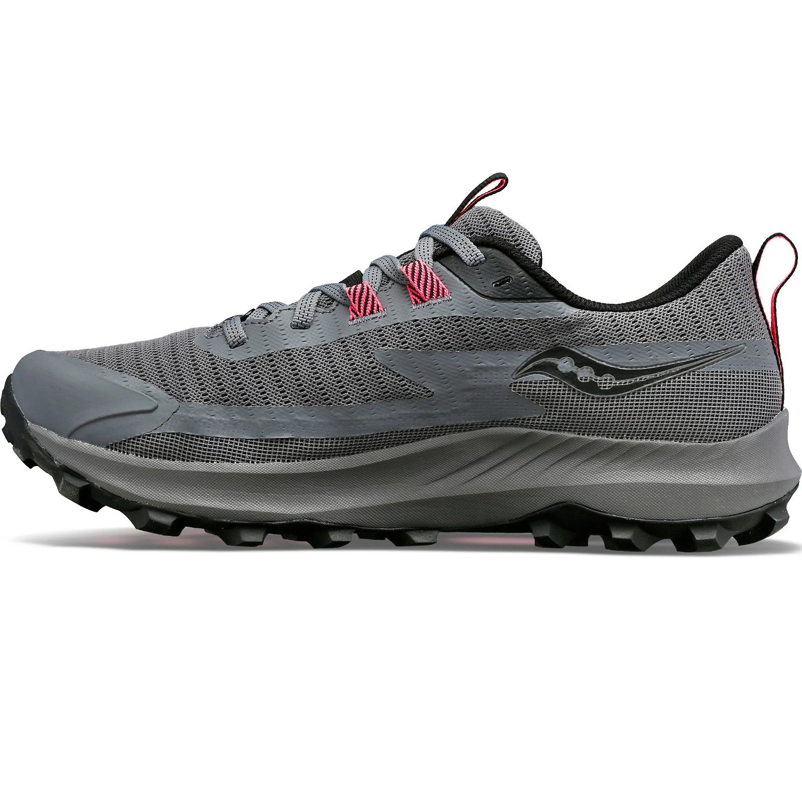 3. Saucony - pantofi alergare pentru femei Peregrine 13 GTX - gri Gravel negru