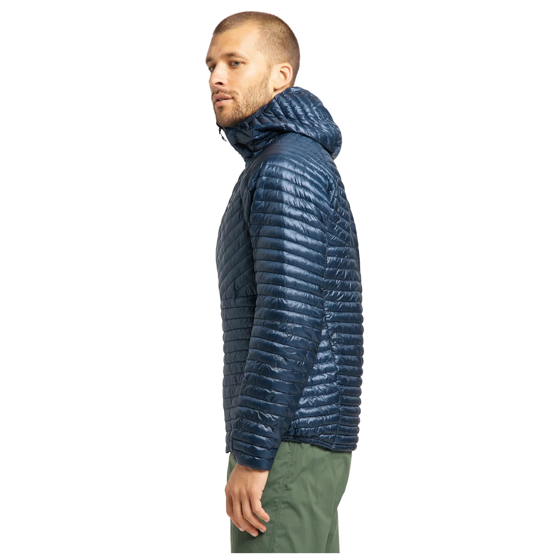 3. Haglofs - Jacheta iarna barbati L.I.M Mimic Hood - albastru inchis montan
