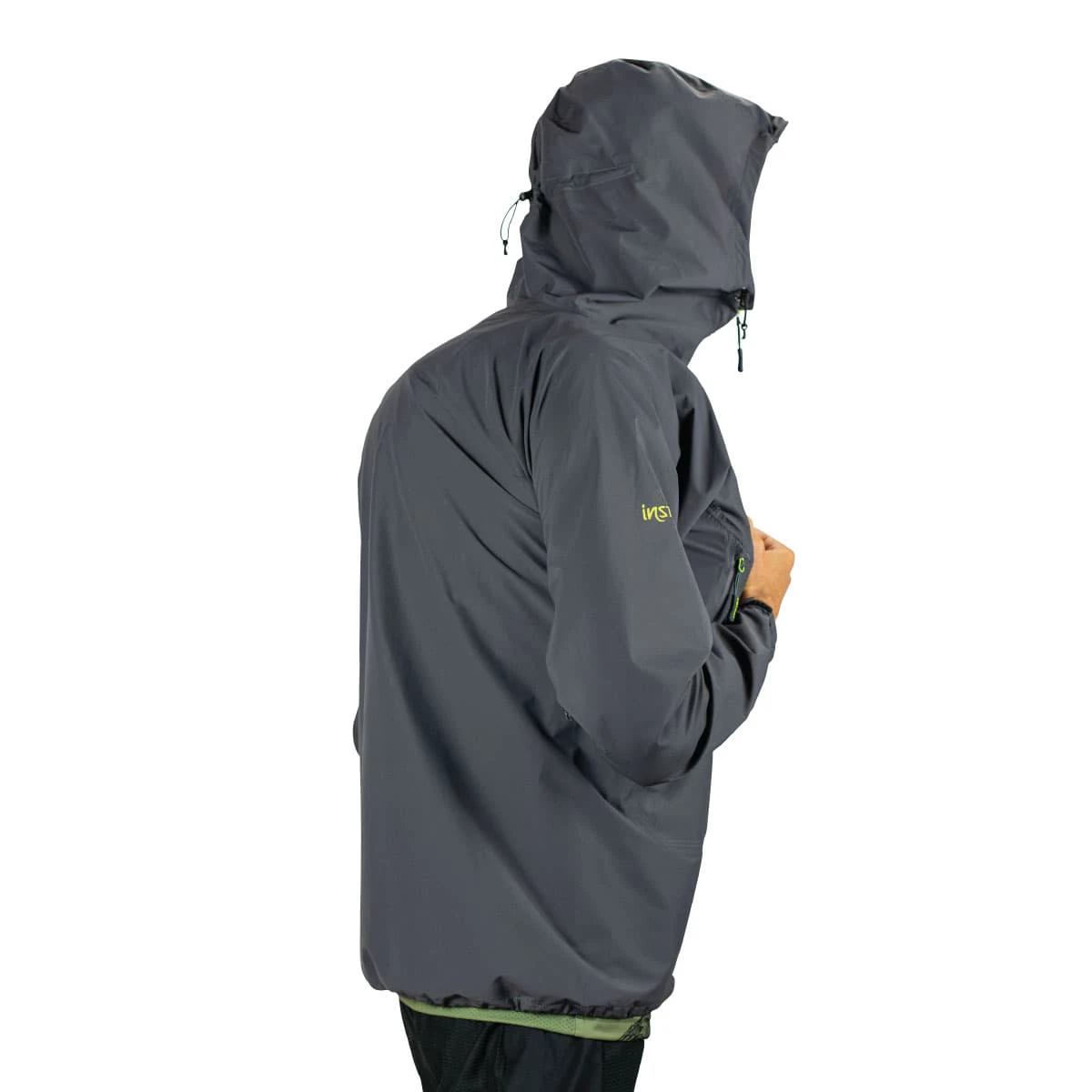 13. Instinct - Jacheta impermeabila unisex Ultra Rain Shell - gri antracit