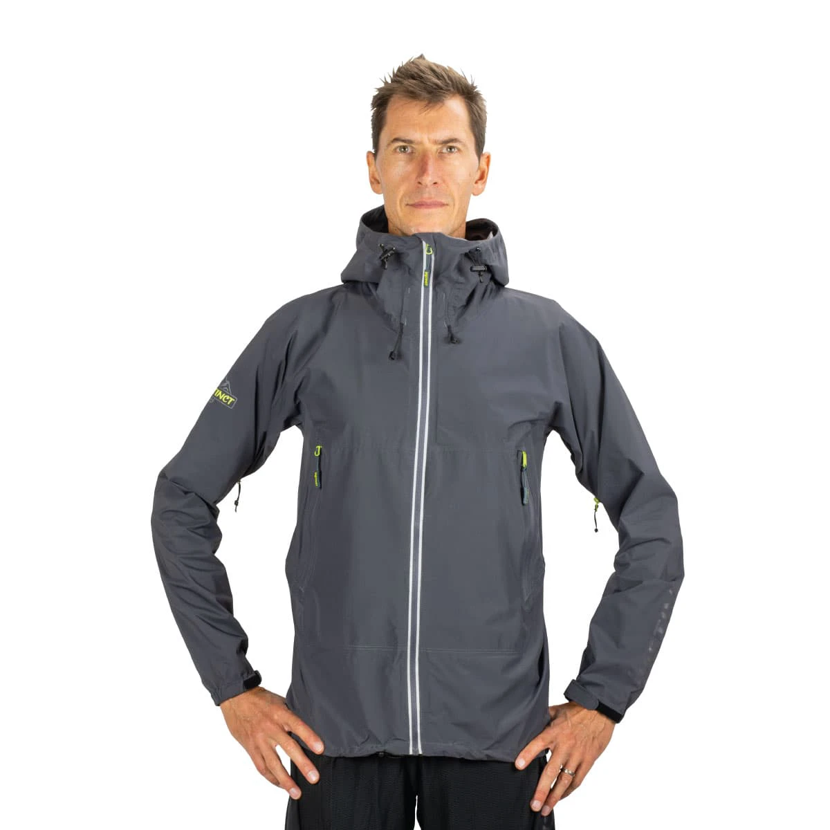 Instinct - Jacheta impermeabila unisex Ultra Rain Shell - gri antracit - 59627