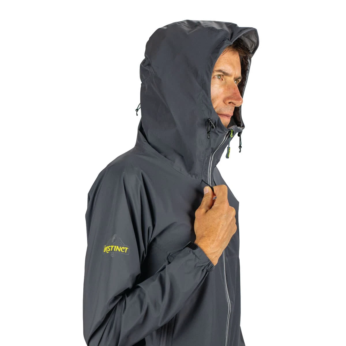 4. Instinct - Jacheta impermeabila unisex Ultra Rain Shell - gri antracit
