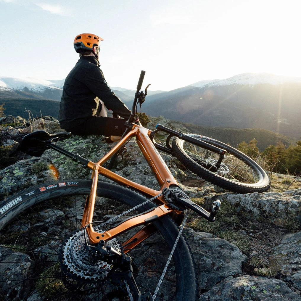 2. Orbea Urrun 30 - bicicleta electrica MTB - albastru galben