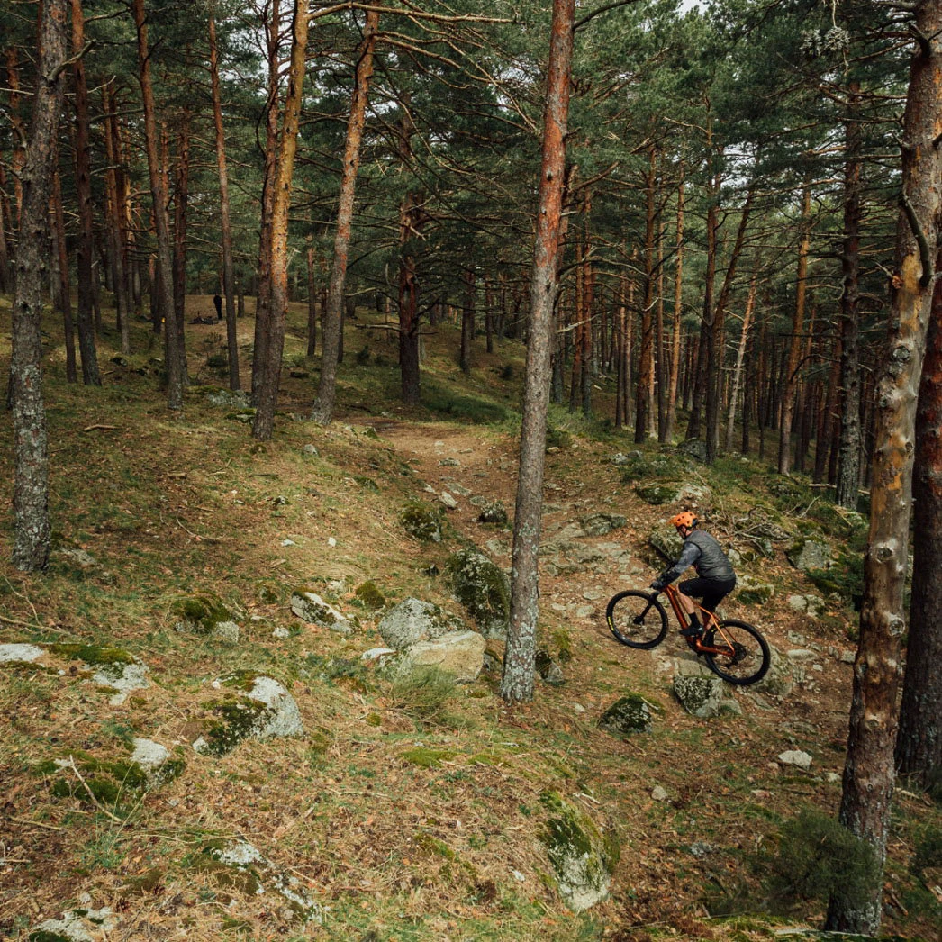 4. Orbea Urrun 30 - bicicleta electrica MTB - albastru galben