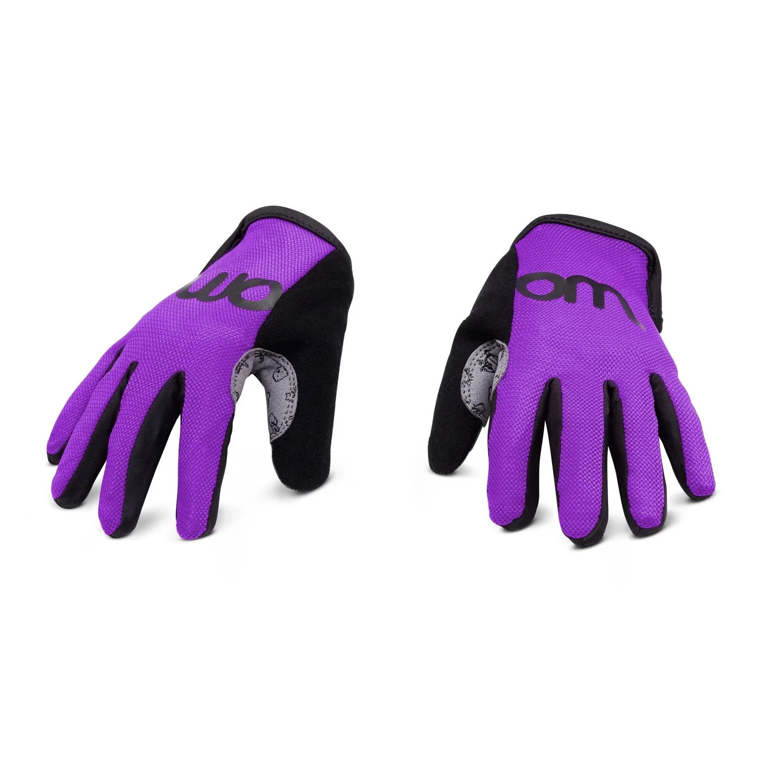 Woom - manusi ciclism copii tens bike gloves - mov negru gri - 59116