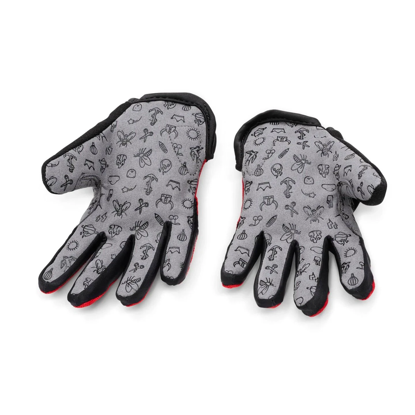 2. Woom - manusi ciclism copii tens bike gloves - mov negru gri