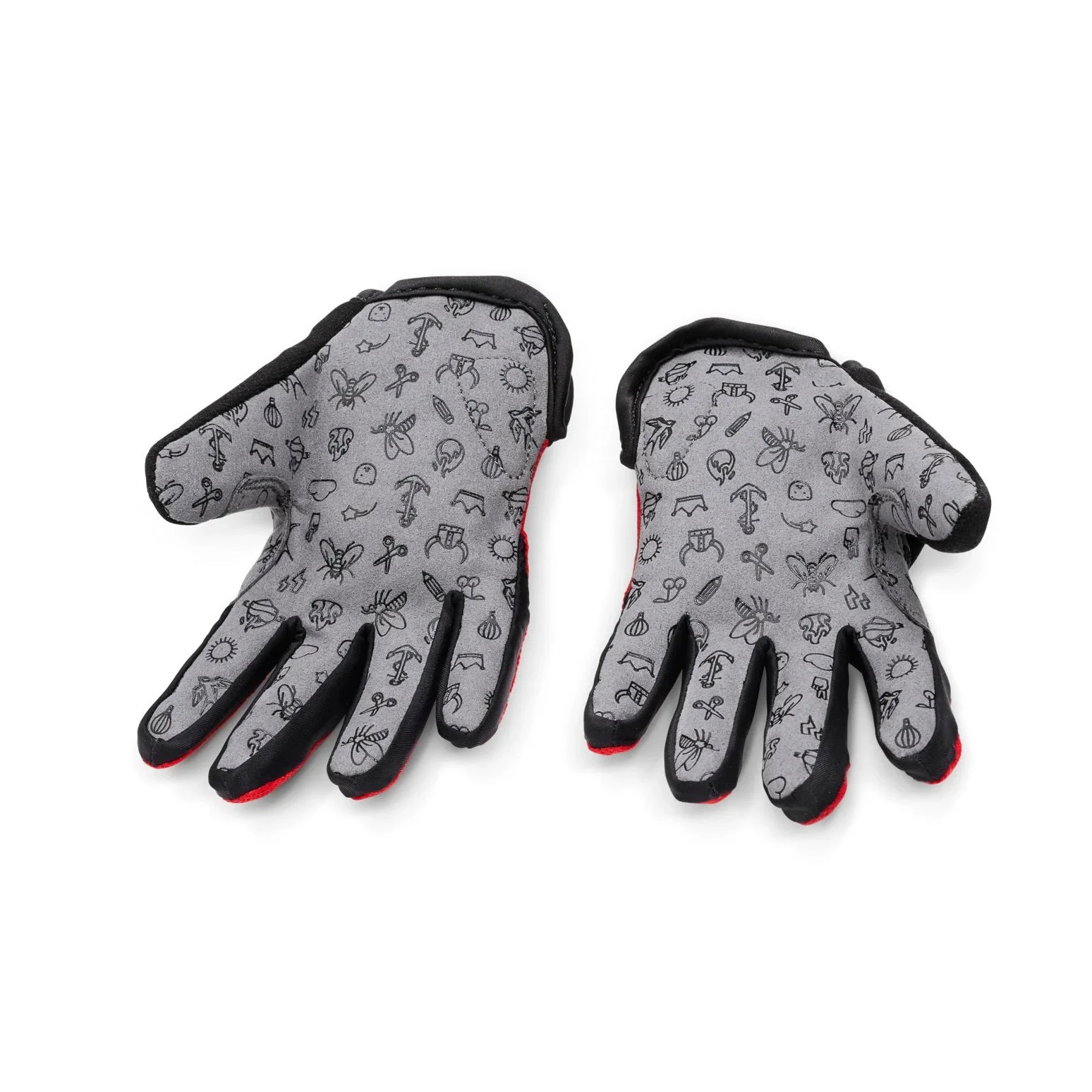 2. Woom - manusi ciclism copii tens bike gloves - verde negru gri