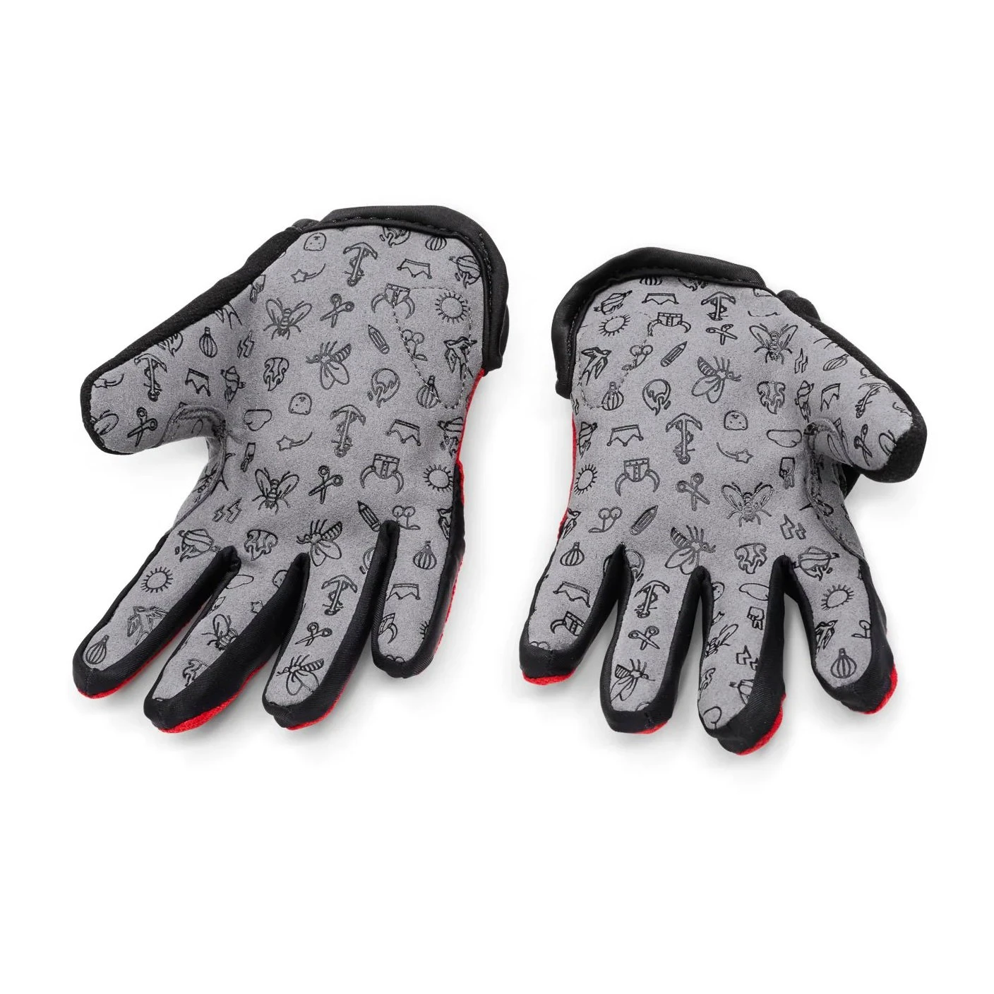 2. Woom - manusi ciclism copii tens bike gloves - albastru negru gri