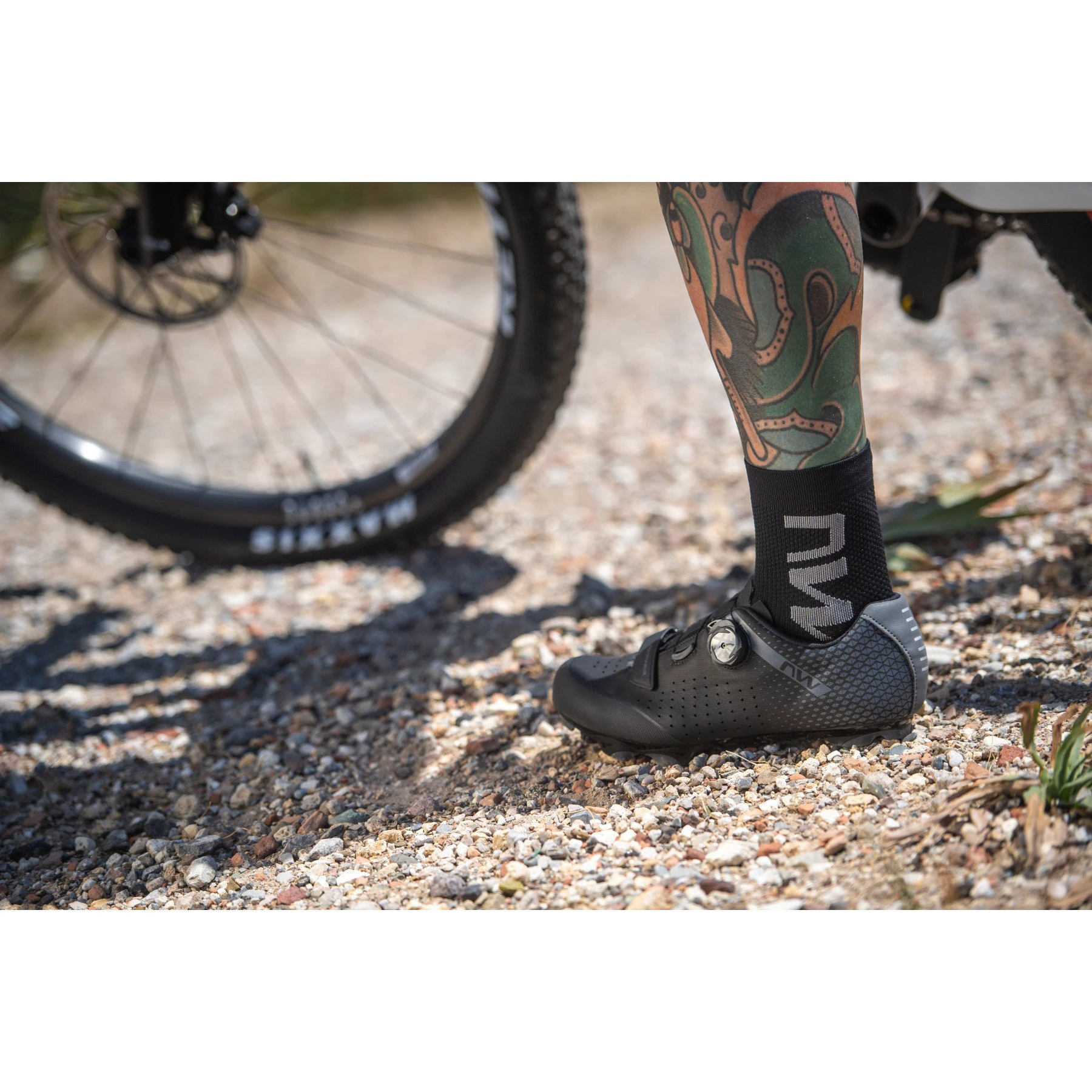 3. Northwave - sosete ciclism extreme air mid socks - negru gri
