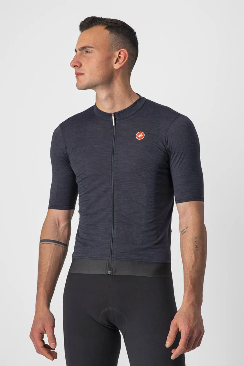 5. Castelli - tricou pentru ciclism cu maneca scurta Essenza Jersey - negru
