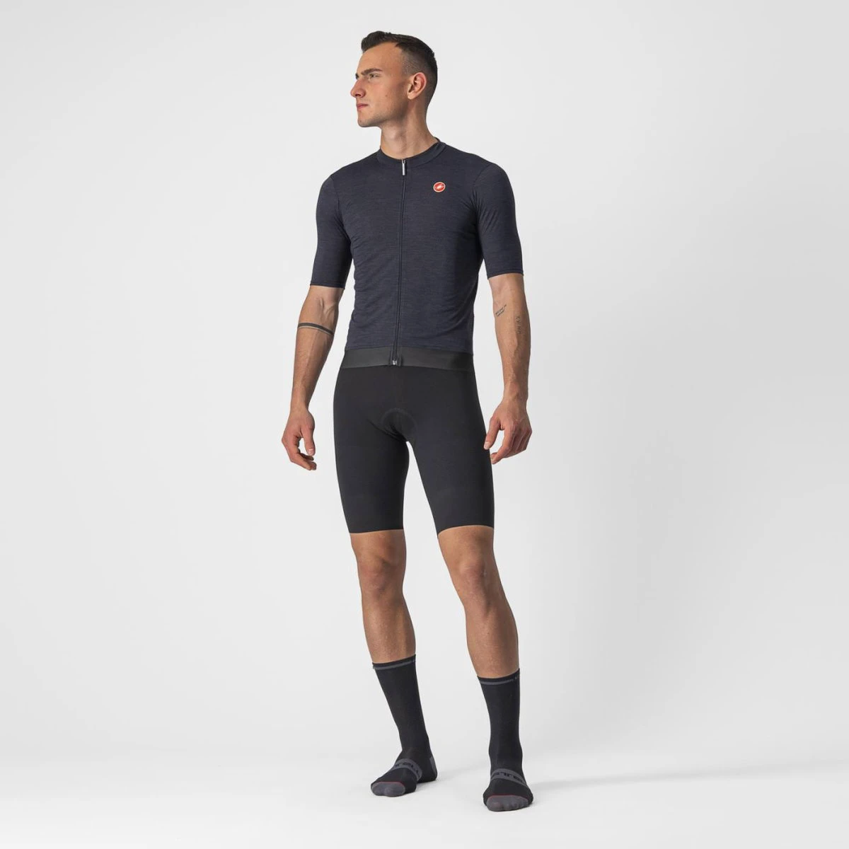 9. Castelli - tricou pentru ciclism cu maneca scurta Essenza Jersey - negru
