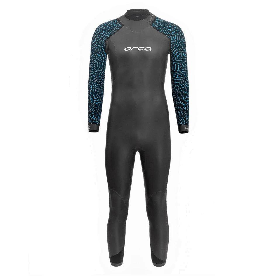 1. Orca - costum neopren pentru barbati Freedive Mantra 1 P wetsuit - negru albastru
