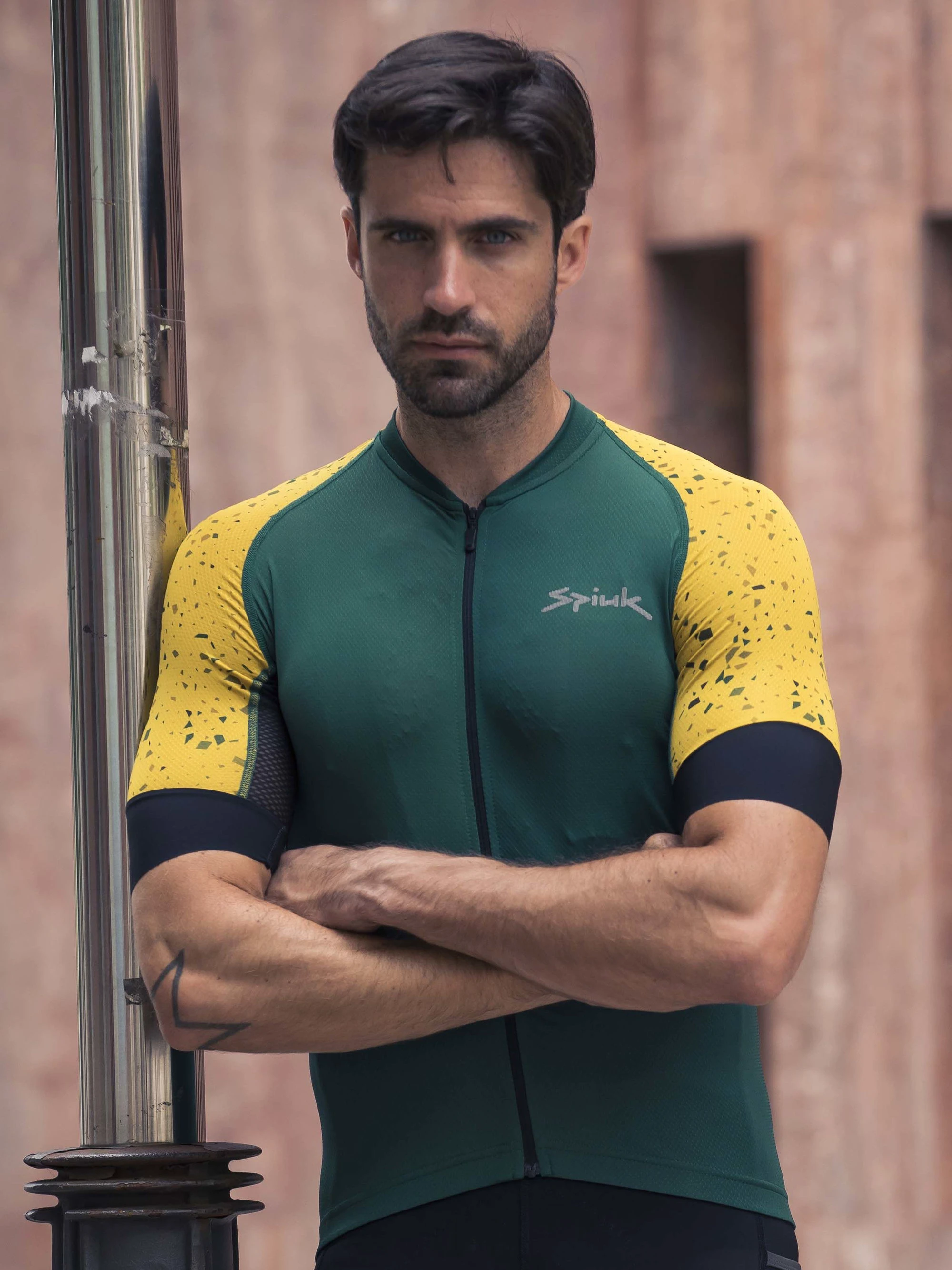 3. Spiuk - Tricou ciclism maneca scurta Helios SS jersey - verde galben