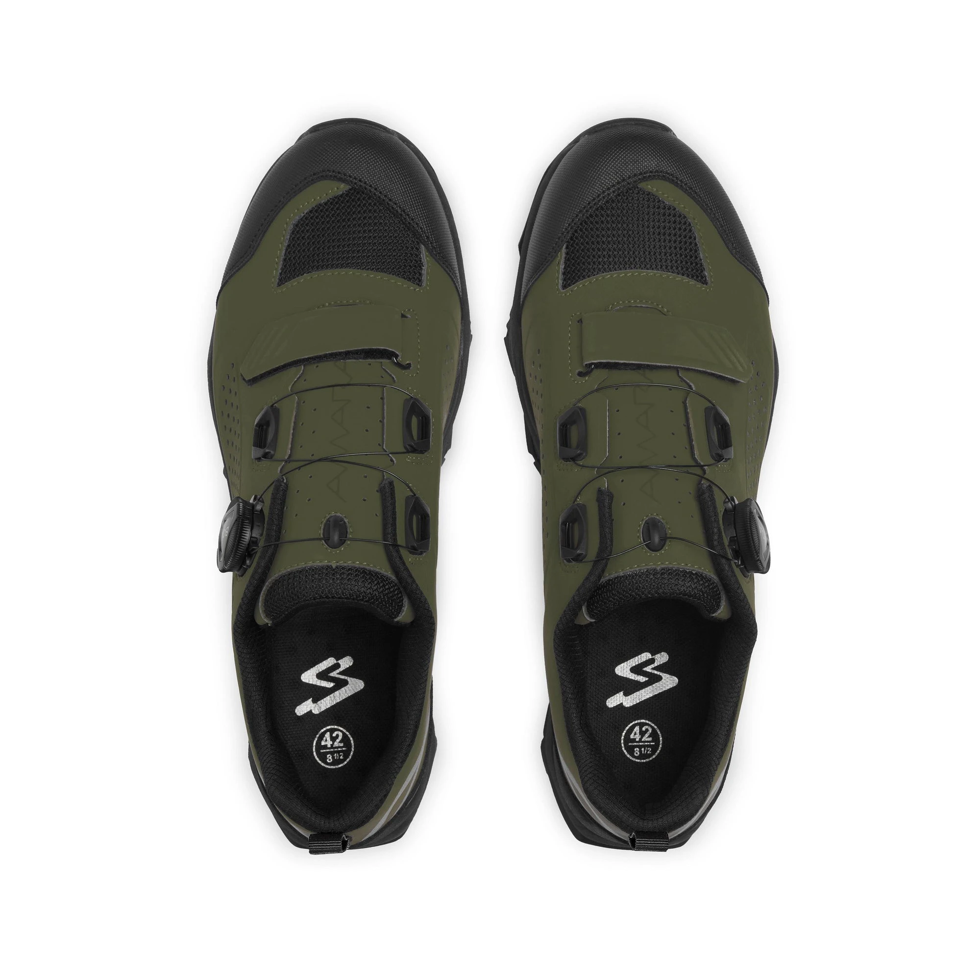 3. Spiuk - Pantofi ciclism MTB AMARA shoes - verde kaki negru