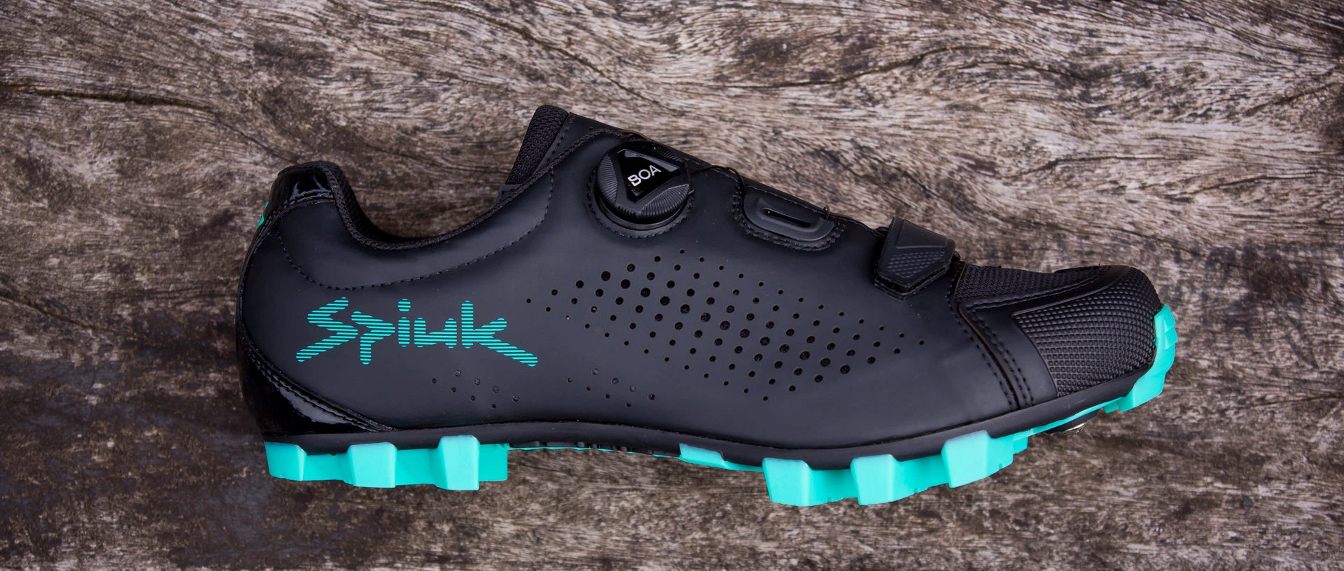 5. Spiuk - Pantofi ciclism MTB MONDIE shoes - gri lucios negru