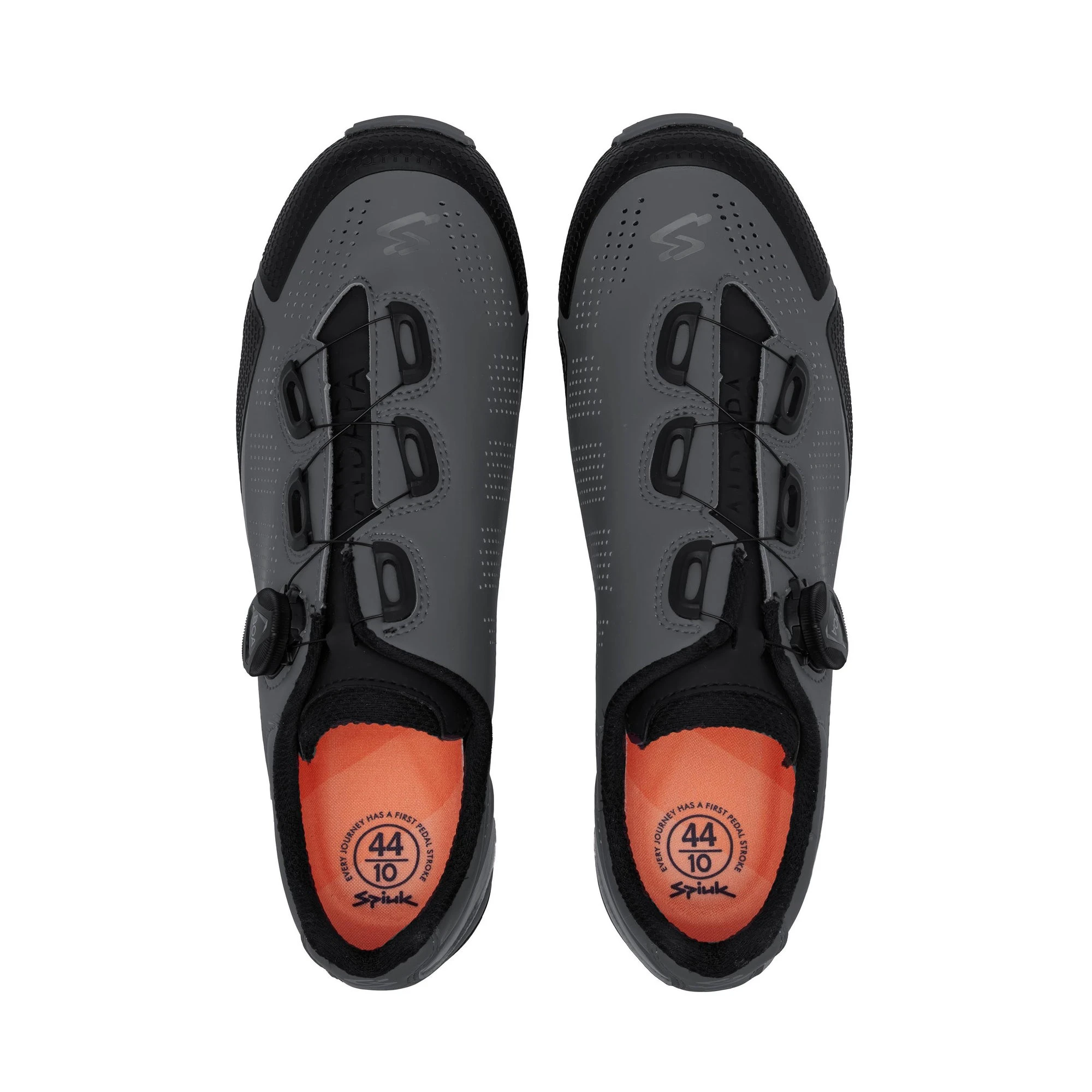 3. Spiuk - Pantofi ciclism MTB ALDAPA MTB shoes - gri inchis negru