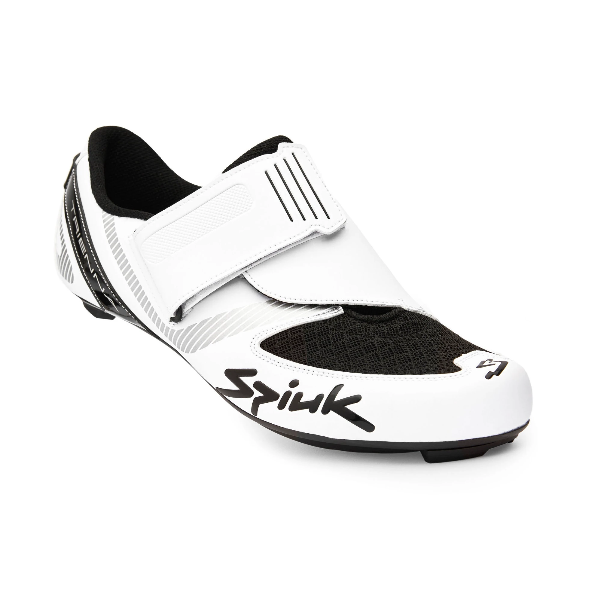 Spiuk - Pantofi ciclism triatlon TRIENNA TRI Carbon shoes - alb mat negru - 60176