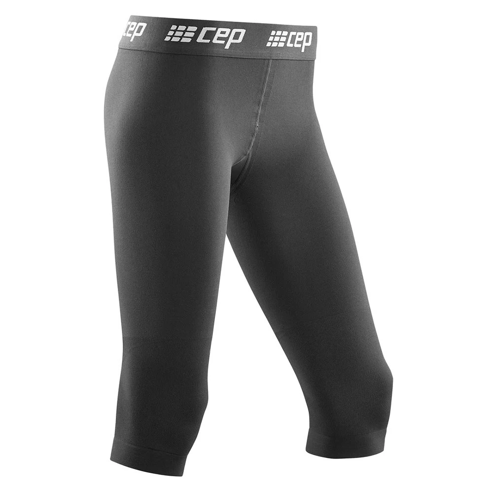 CEP - colanti compresie 3/4 pentu femei Ski 3-4 Base Tights - negru - 60244