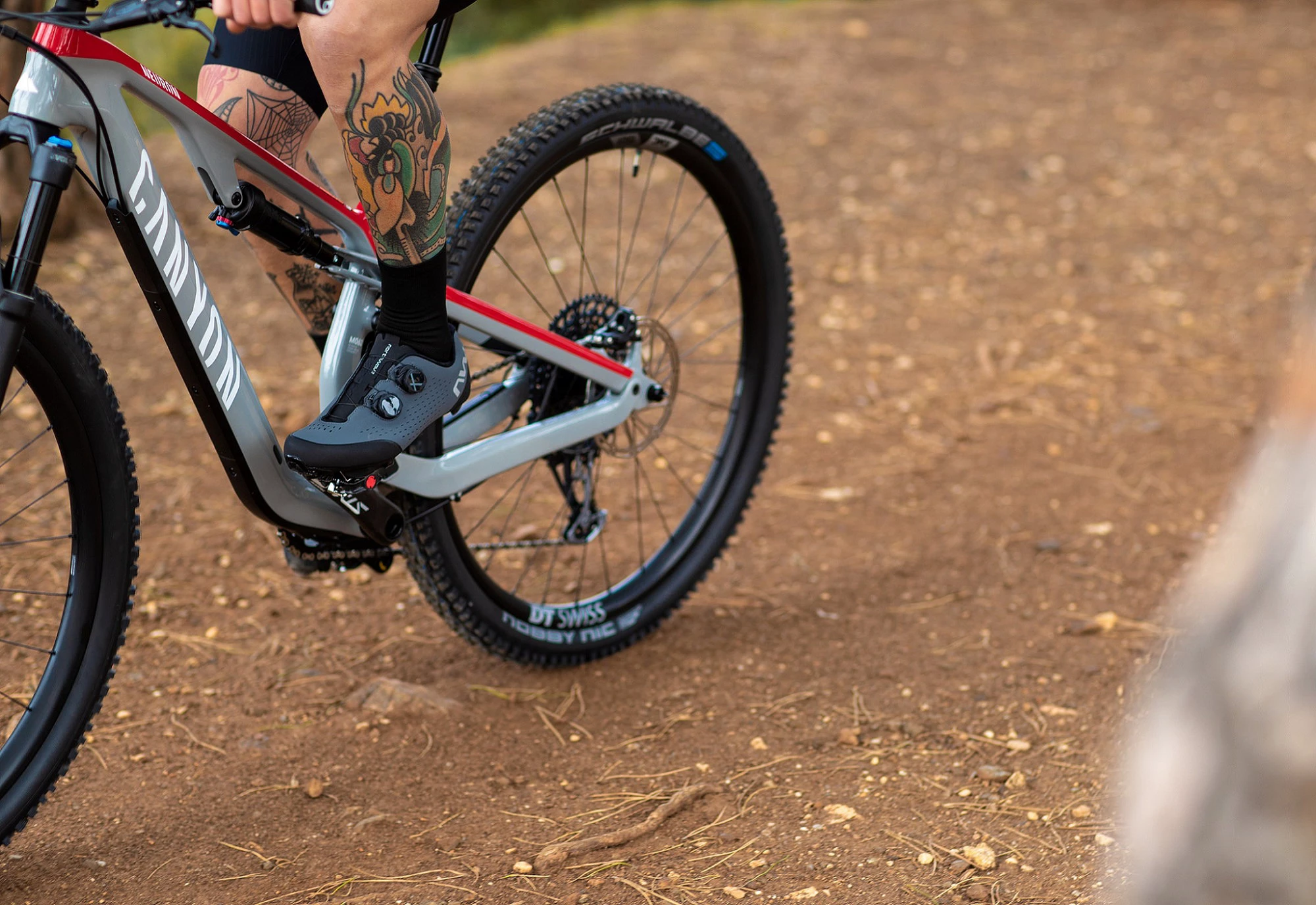 6. Northwave Rebel 3 - pantofi pentru ciclism MTB - gri antracit negru