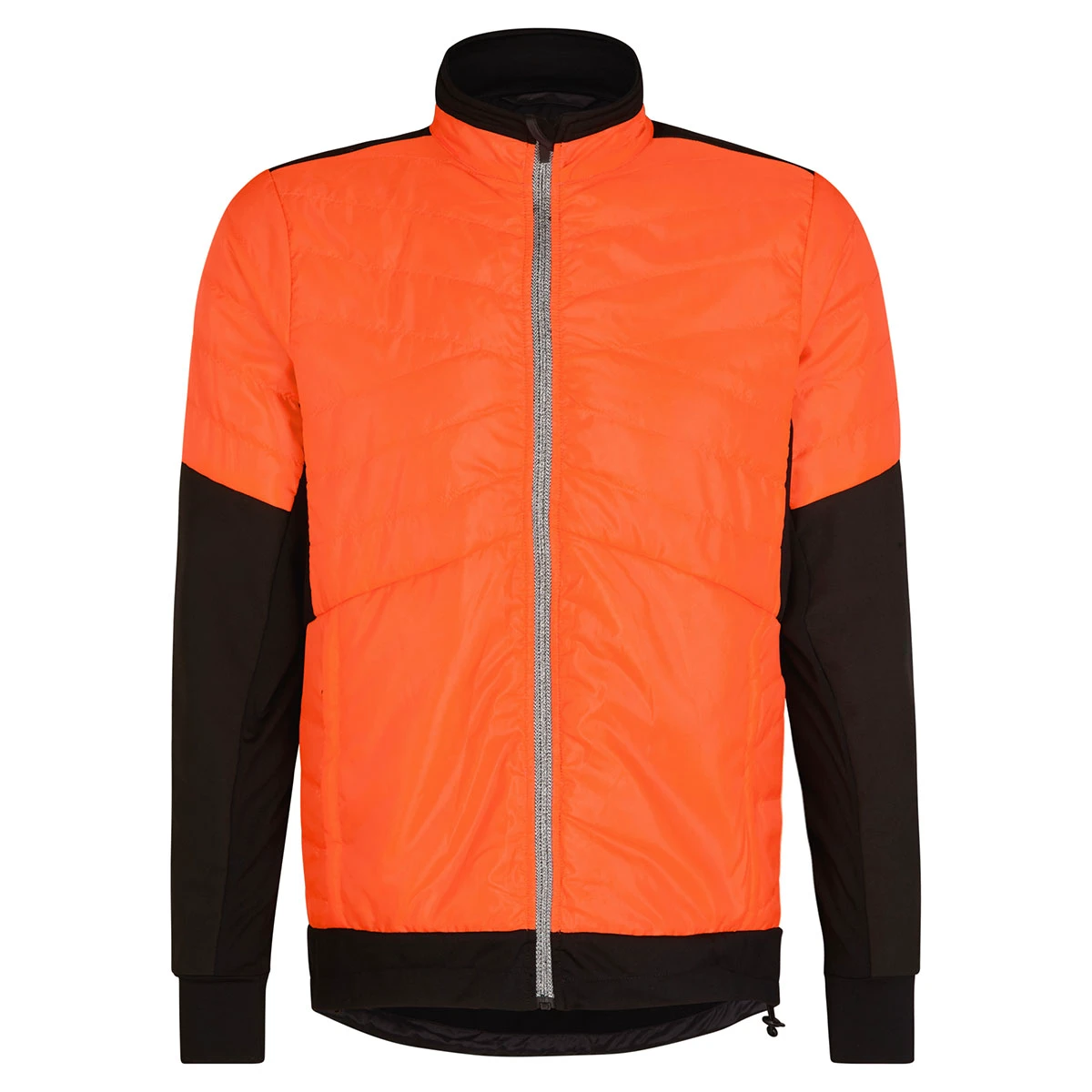 Ziener - jacheta ciclism cu maneca lunga pentru barbati Neki jacket - negru portocaliu neon - 60304