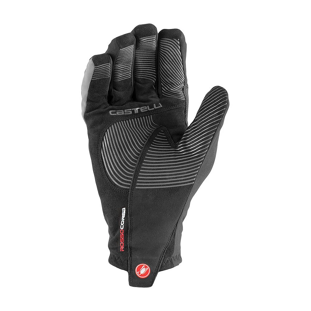 2. Castelli manusi ciclism calduroase cu degete lungi - Espresso GT - negru