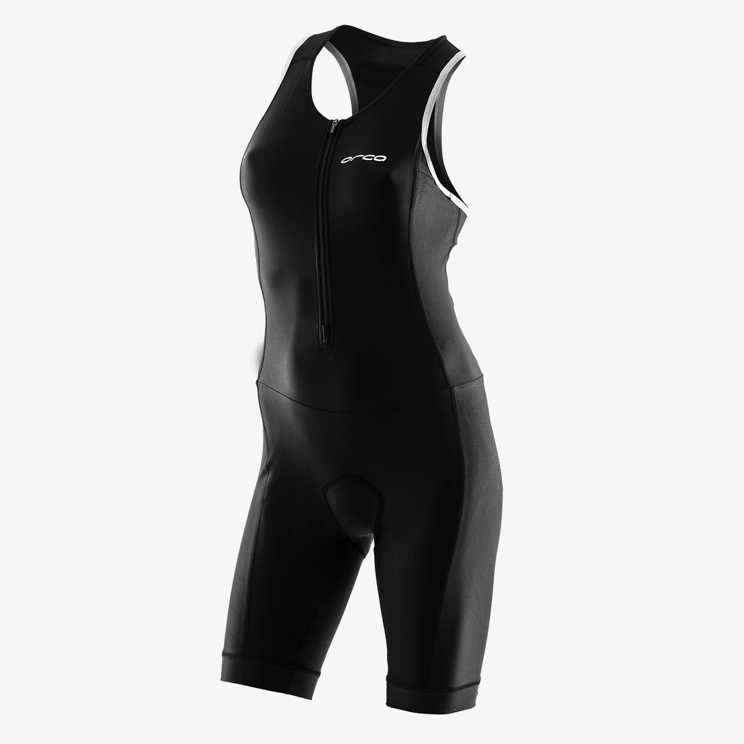 Orca - Costum trisuit antrenament triatlon pentru femei Core Basic Race Suit - negru alb - 60556