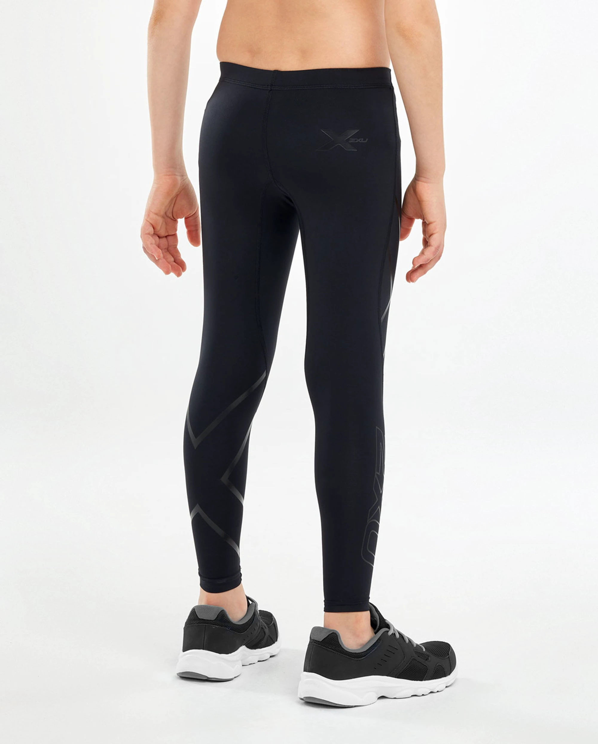 2. 2XU - Colanti compresie pentru copii Youth Compression Tights - negri