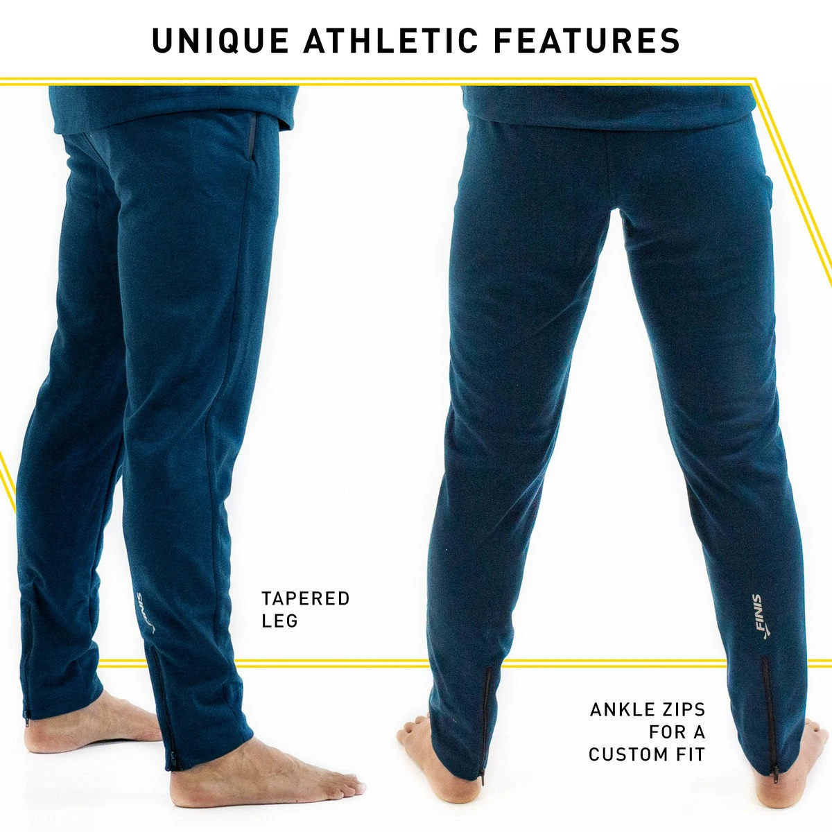 7. Finis - Pantaloni tehnici pentru barbati Tech Pants - negru