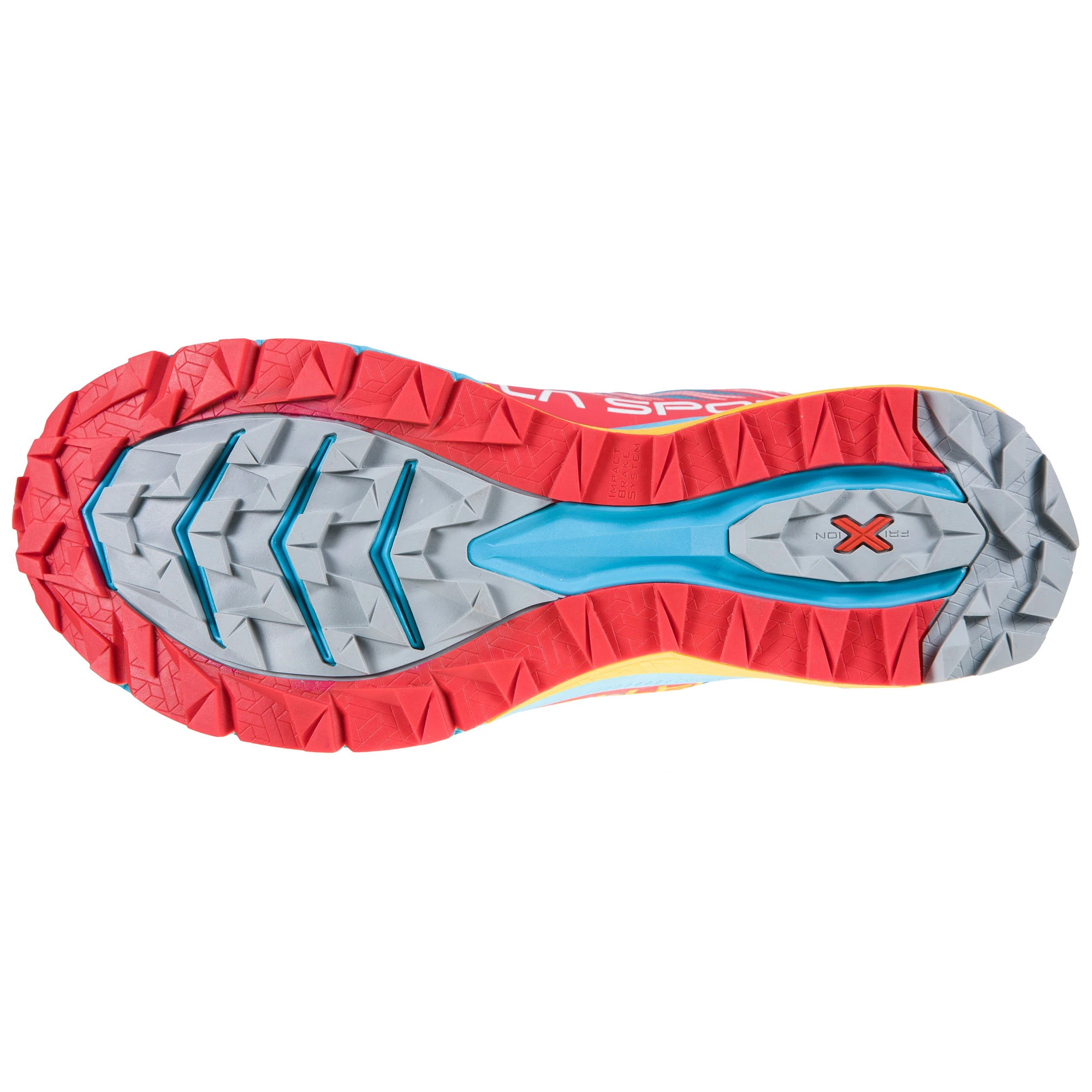 2. La Sportiva - Jackal pantofi alergare montana pentru femei - albastru Malibu roz Hibiscus