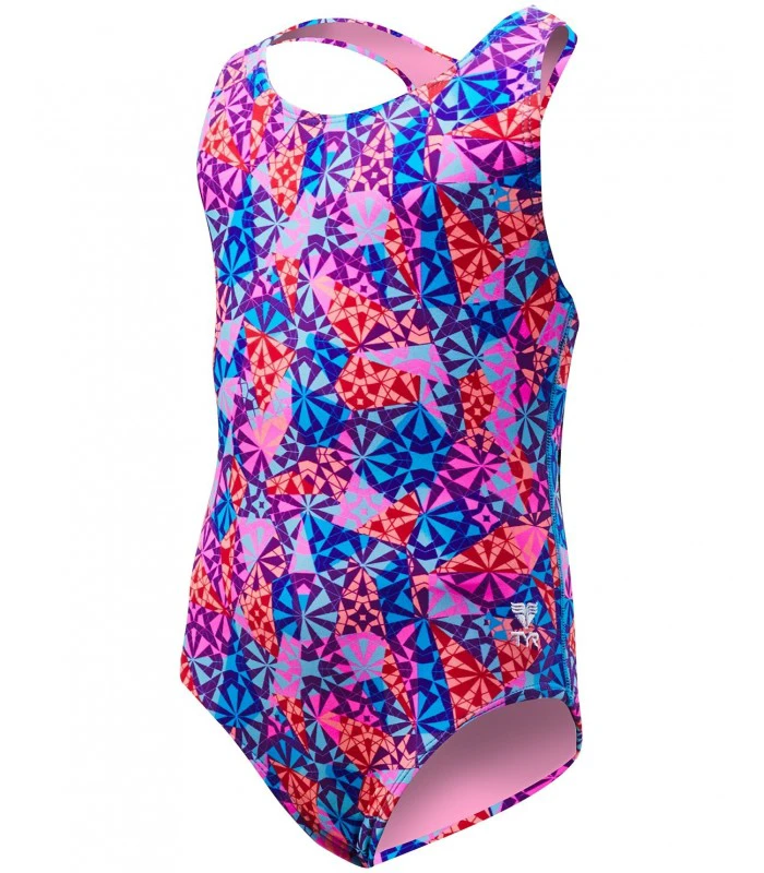 TYR Costum Copii Sugar Rush Maxfit roz-multicolor - 60879