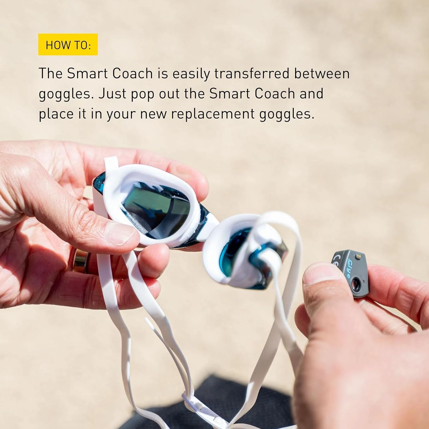 2. Finis - ochelari inot adulti Smart Google - alb gri inchis fumuriu