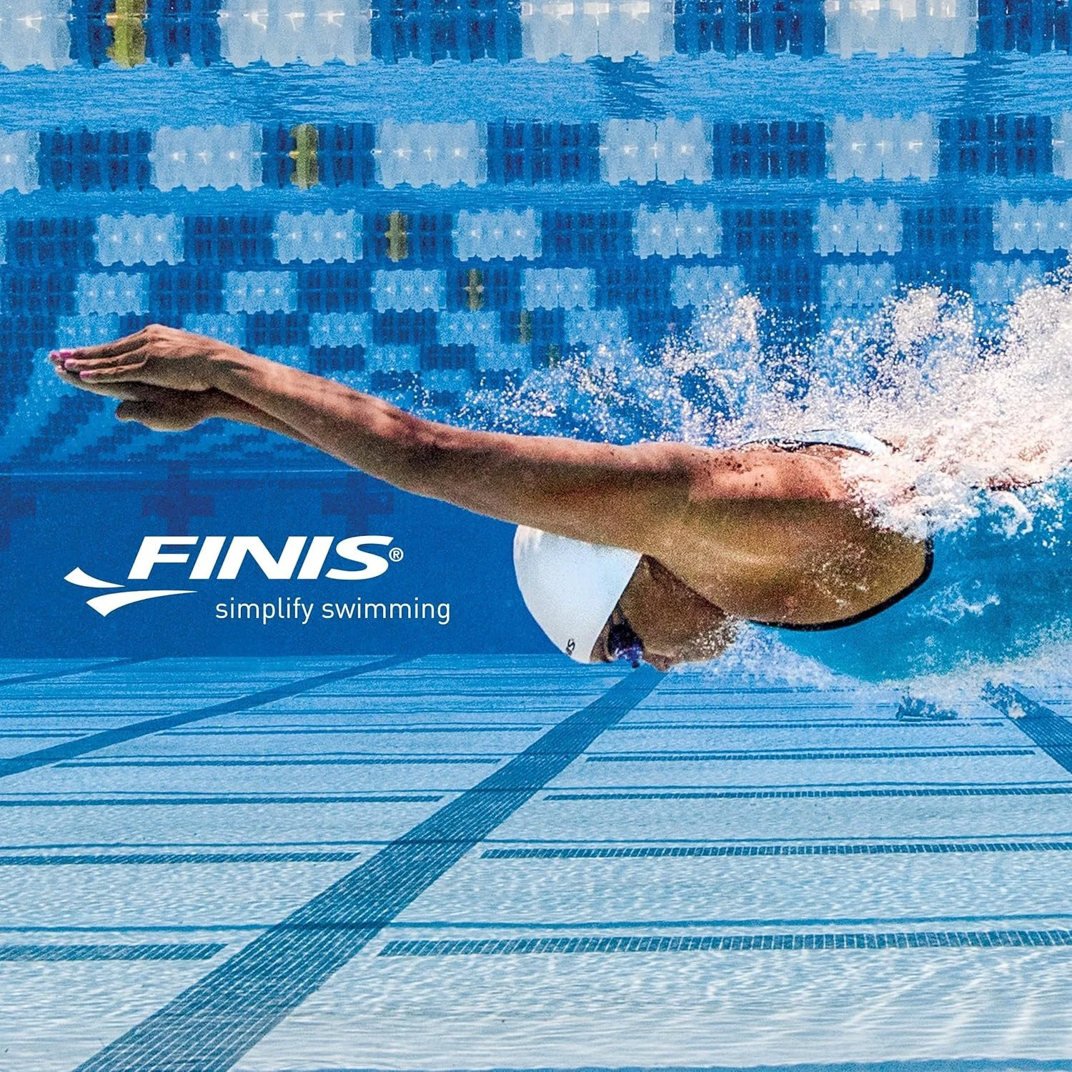 5. Finis - ochelari inot adulti Smart Google - alb gri inchis fumuriu