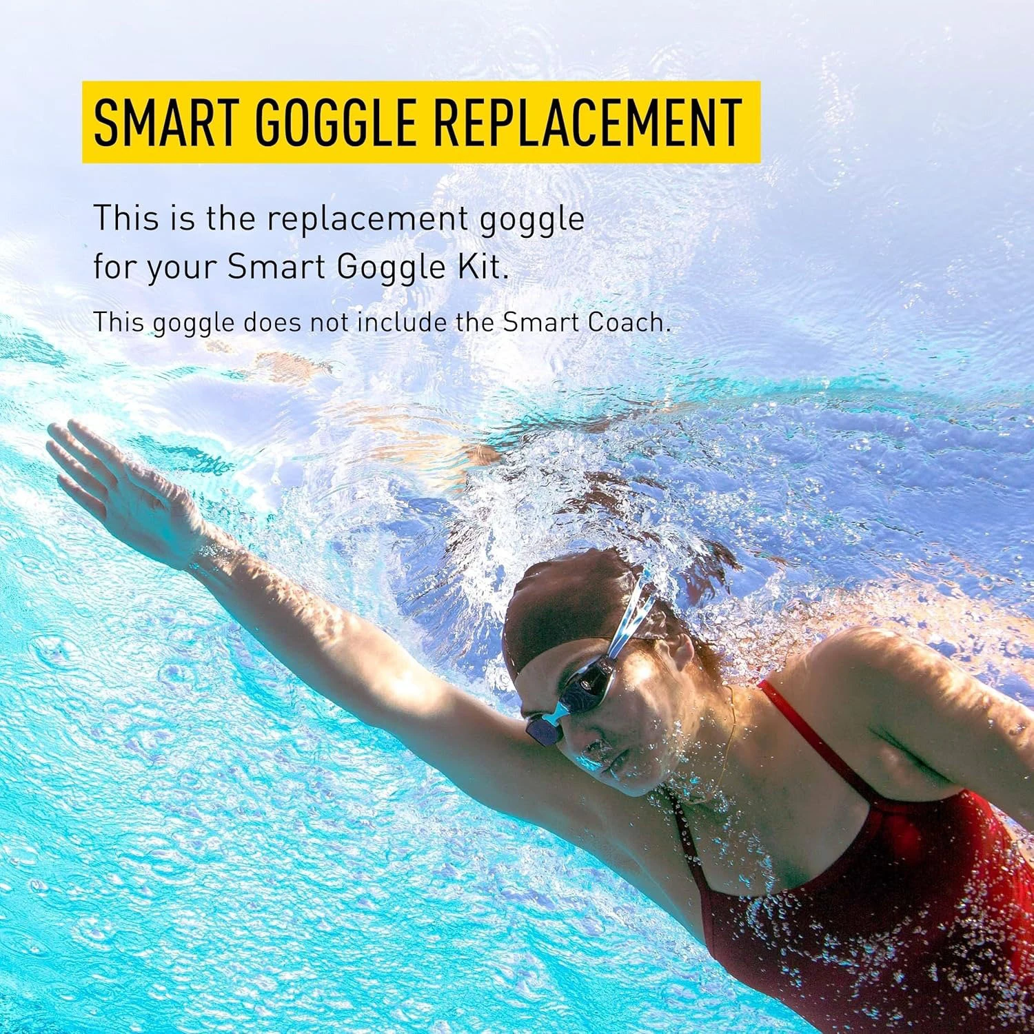 3. Finis - ochelari inot adulti Smart Google - alb gri inchis fumuriu