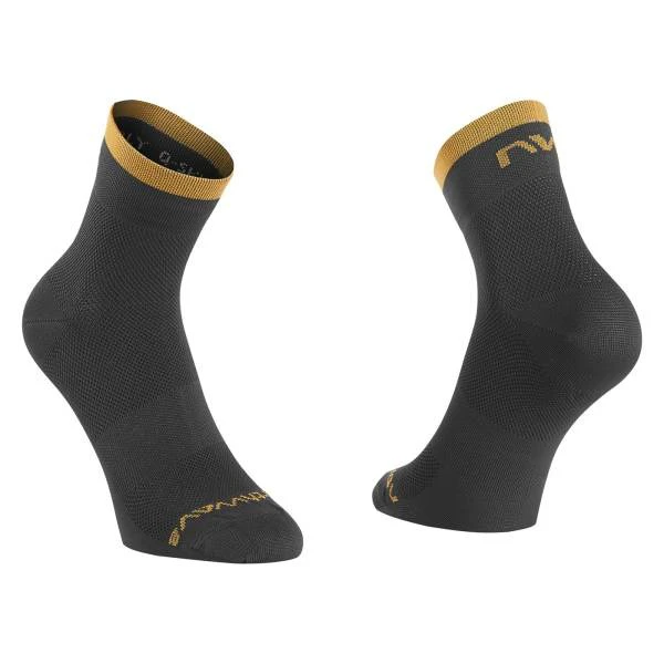 1. Northwave - sosete ciclism origin socks - negru galben