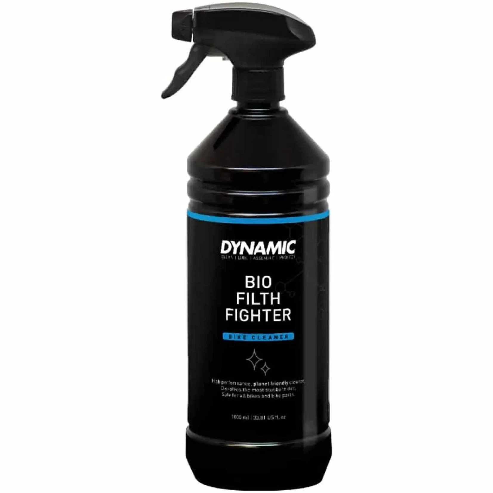 1. Dynamic Bike Care - Spray cu pulverizator pentru curatare bicicleta uz general Bio Filth Fighter - sticla 1 litru
